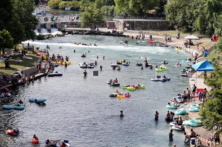 River Tubing on the Comal River with 3 Chutes and Shuttle - Photo 1 of 2